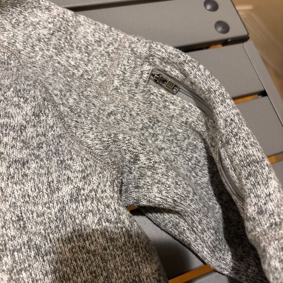 Patagonia Better Sweater Womens Size Medium Gray 1/4 Zip Fleece Jacket - Picture 4 of 9